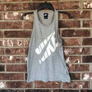 Grey Nike tank-top